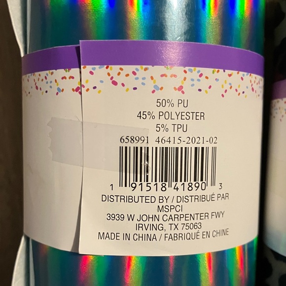 Celebrate It Faux Leather Ribbon Set - Shimmering Blue and Wild Leopard - Picture 2 of 5